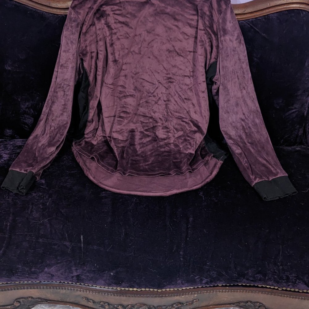 Secret Treasures Velvet Purple Top